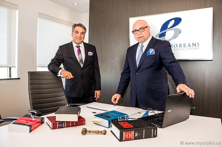 Gerard Borean and Donato Parente in the Vaughan office